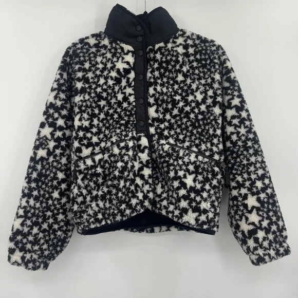 Free People Movement Hit the Slopes Jacket Star Print - Picture 2 of 9